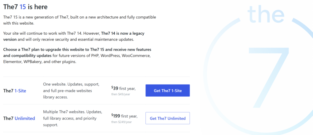 the7 layout updateversion 15